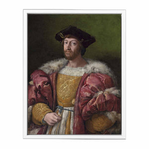 Portrait of Lorenzo di Medici, Duke of Urbino By Raphael