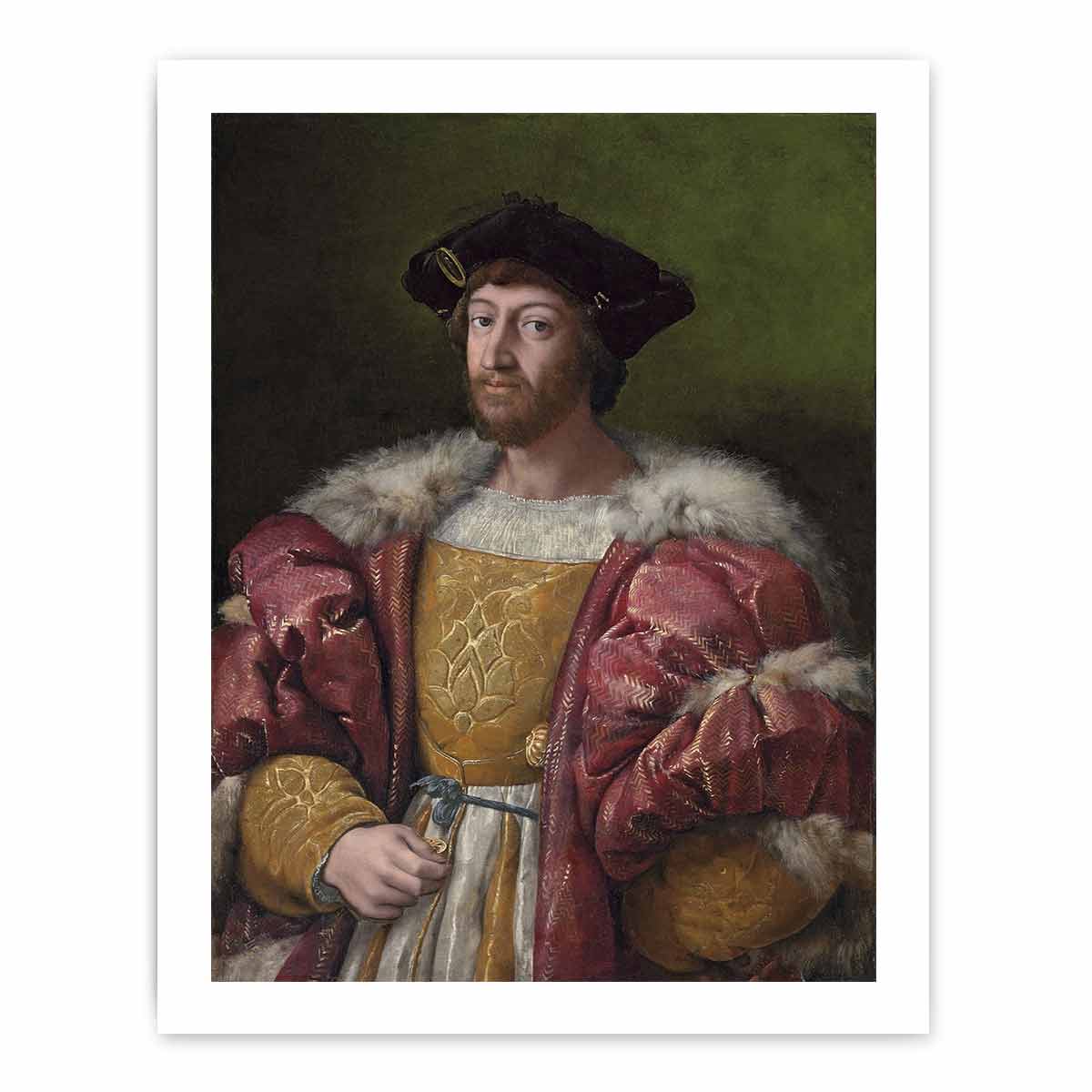 Portrait of Lorenzo di Medici, Duke of Urbino By Raphael