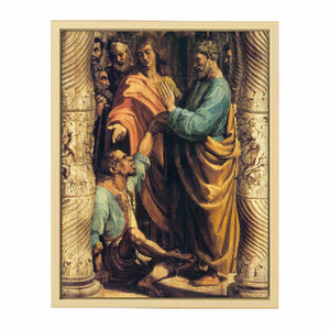 Healing of the Lame Man (detail) By Raphael