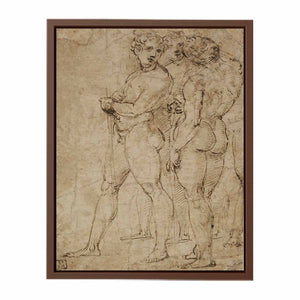 Three Standing Nude Men By Raphael
