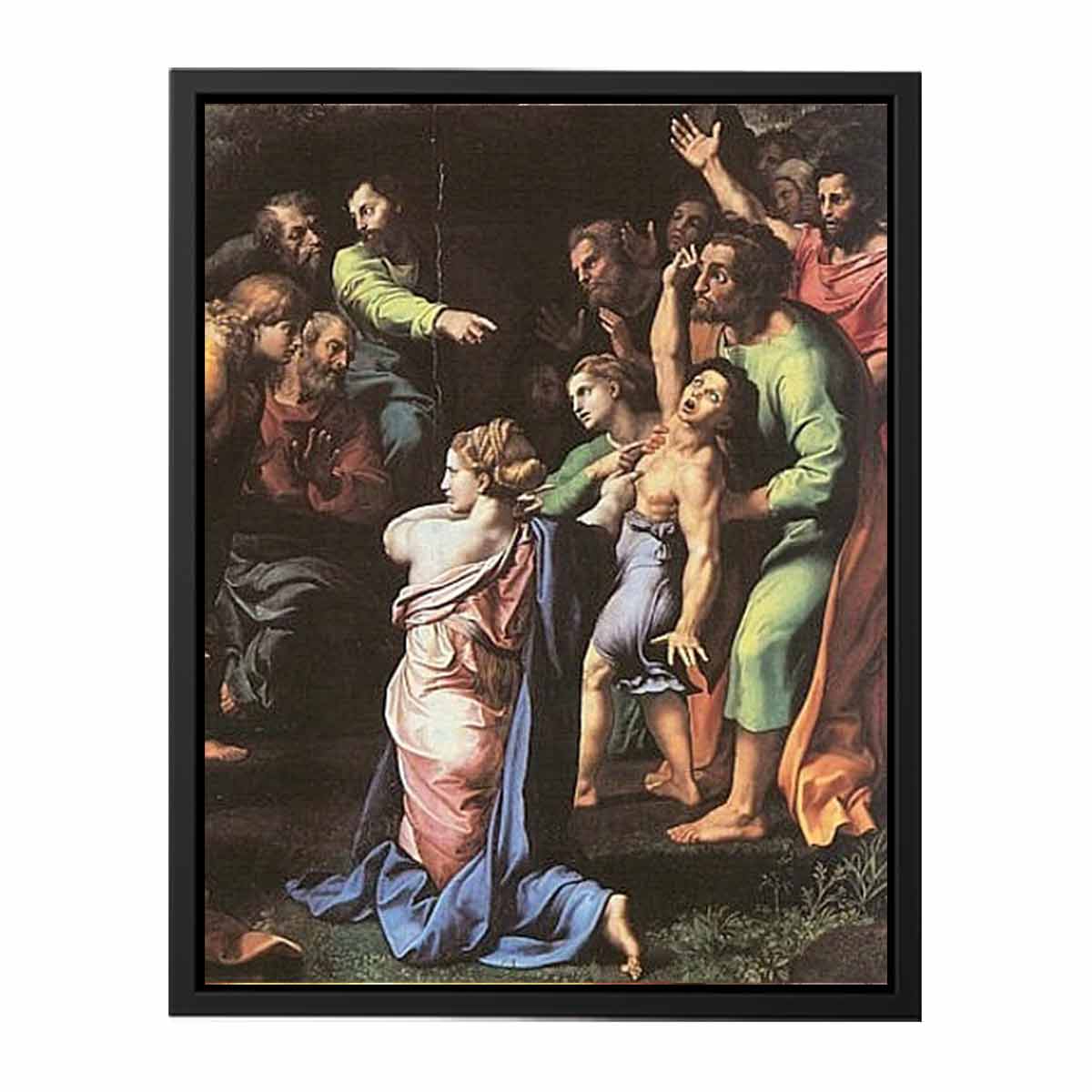 Transfiguration und Heilung des besessenen Knaben By Raphael