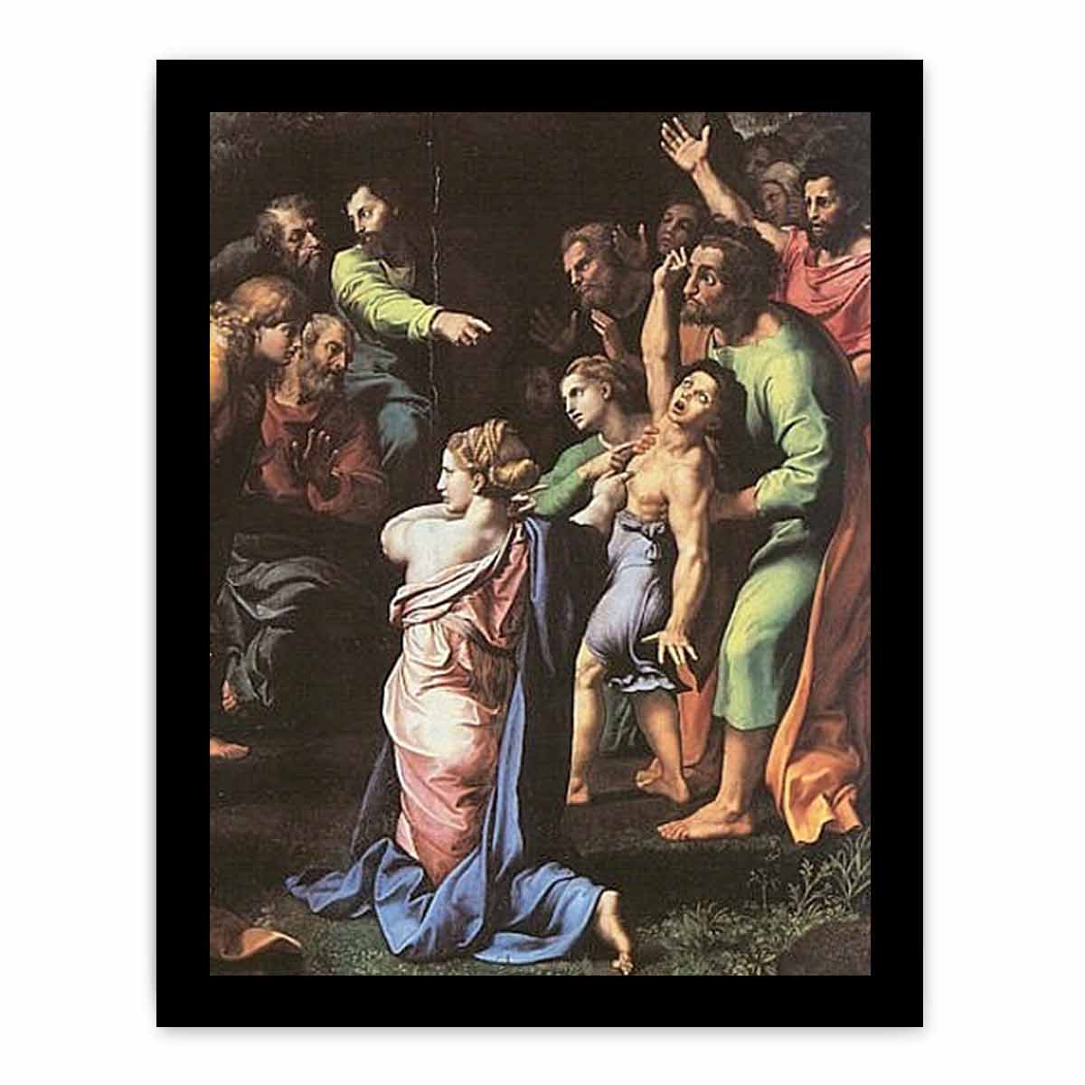Transfiguration und Heilung des besessenen Knaben By Raphael