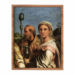 St Cecilia (detail) By Raphael