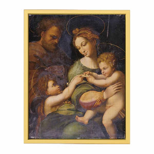 Holy Family with Saint John the Baptis By Raphael