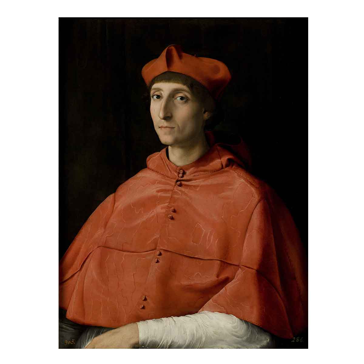 Portrait of a Cardinal By Raphael