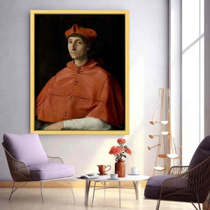 Portrait of a Cardinal By Raphael