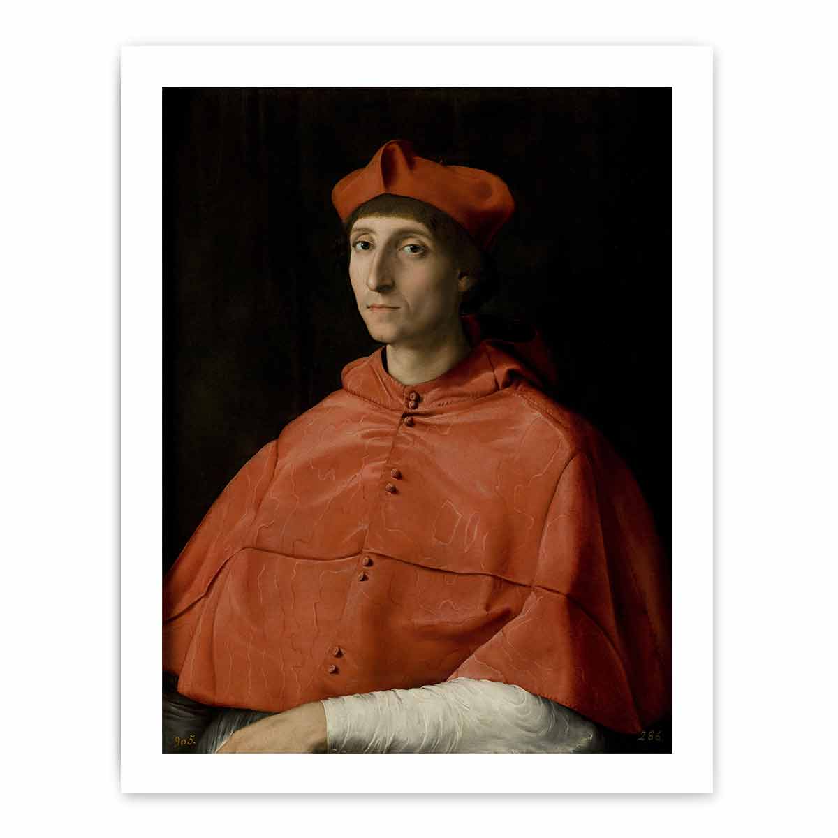 Portrait of a Cardinal By Raphael