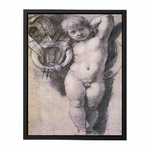 Putto with Medici Symbols By Raphael