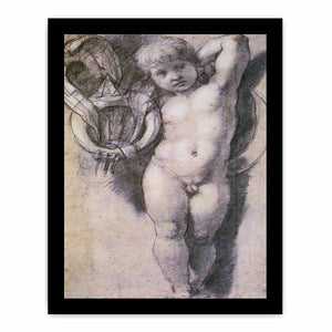 Putto with Medici Symbols By Raphael