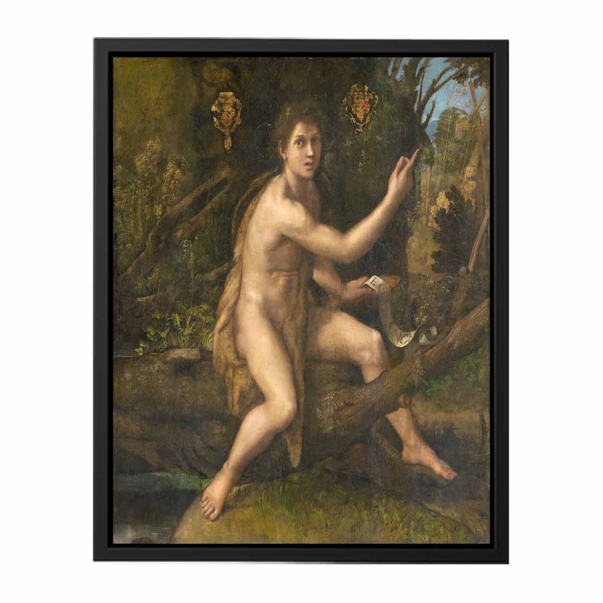 St. John the Baptist in the Wilderness By Raphael