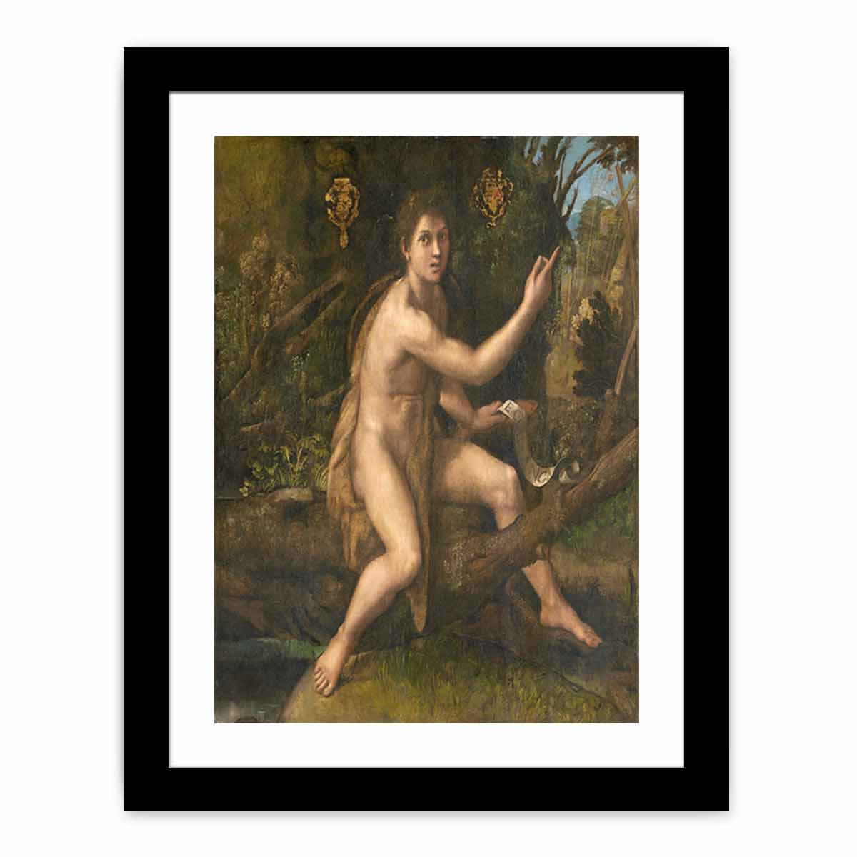 St. John the Baptist in the Wilderness By Raphael