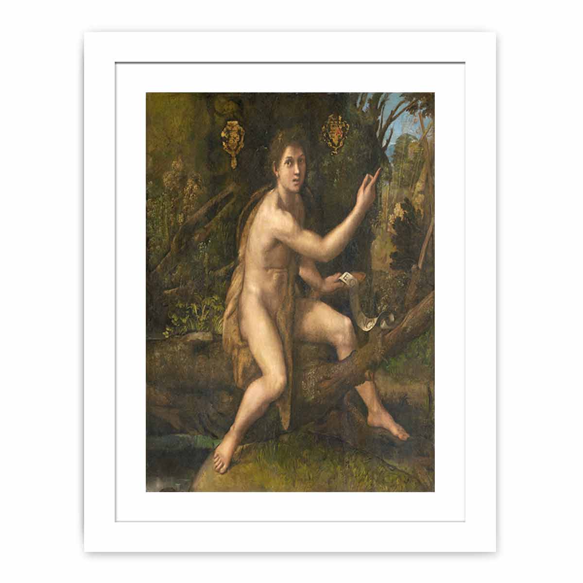 St. John the Baptist in the Wilderness By Raphael