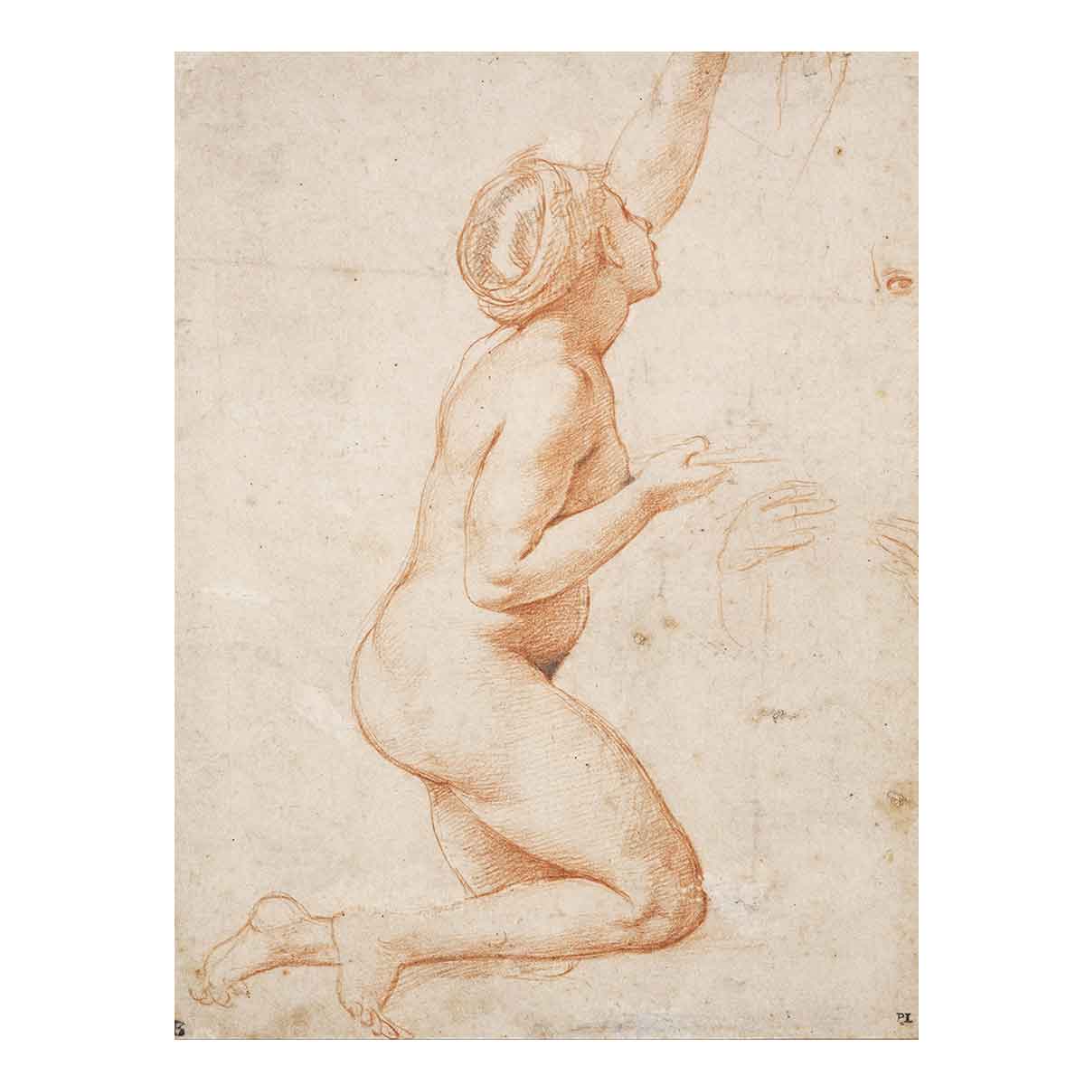 Kneeling Nude Woman