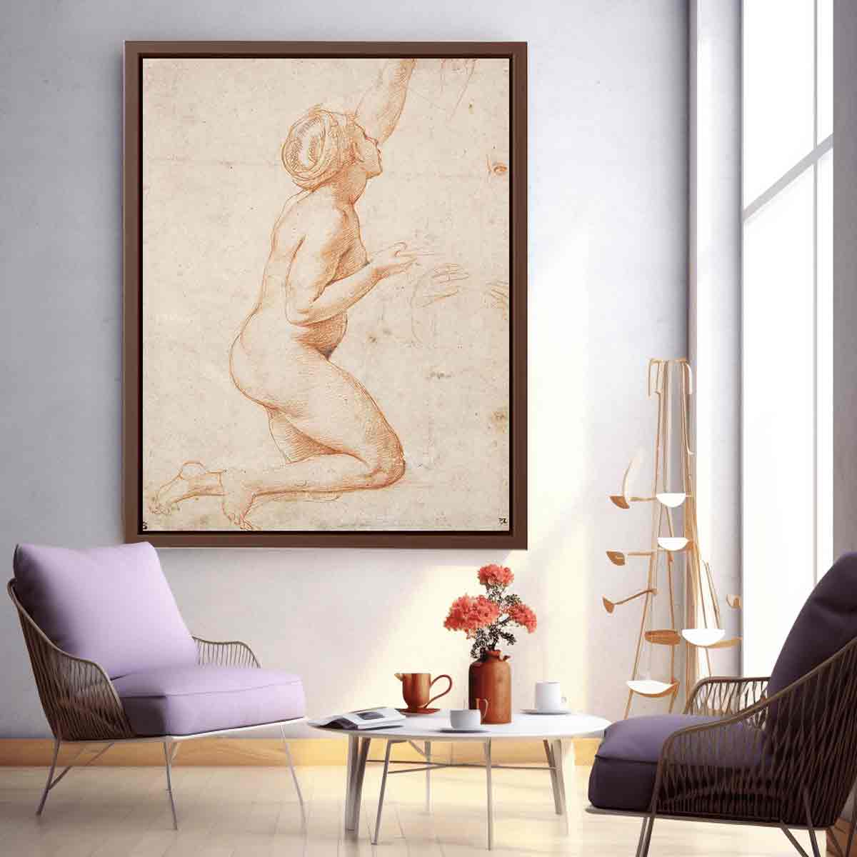 Kneeling Nude Woman