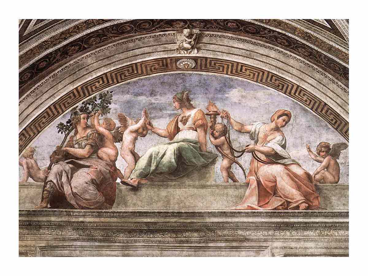 The Cardinal Virtues By Raphael