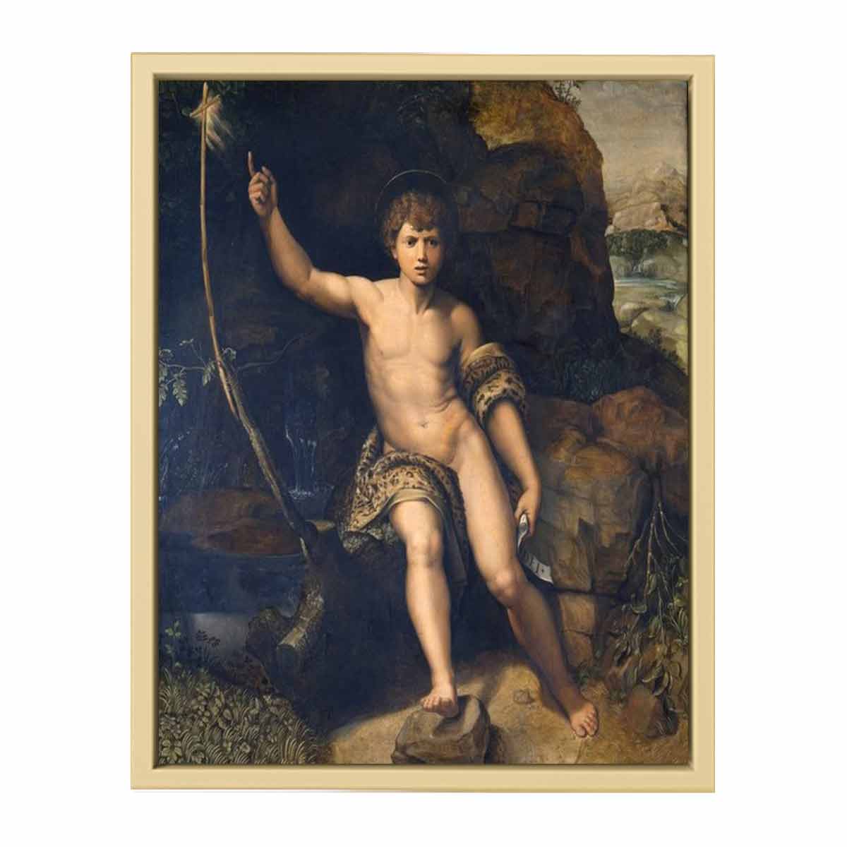 Saint John the Baptist By Raphael
