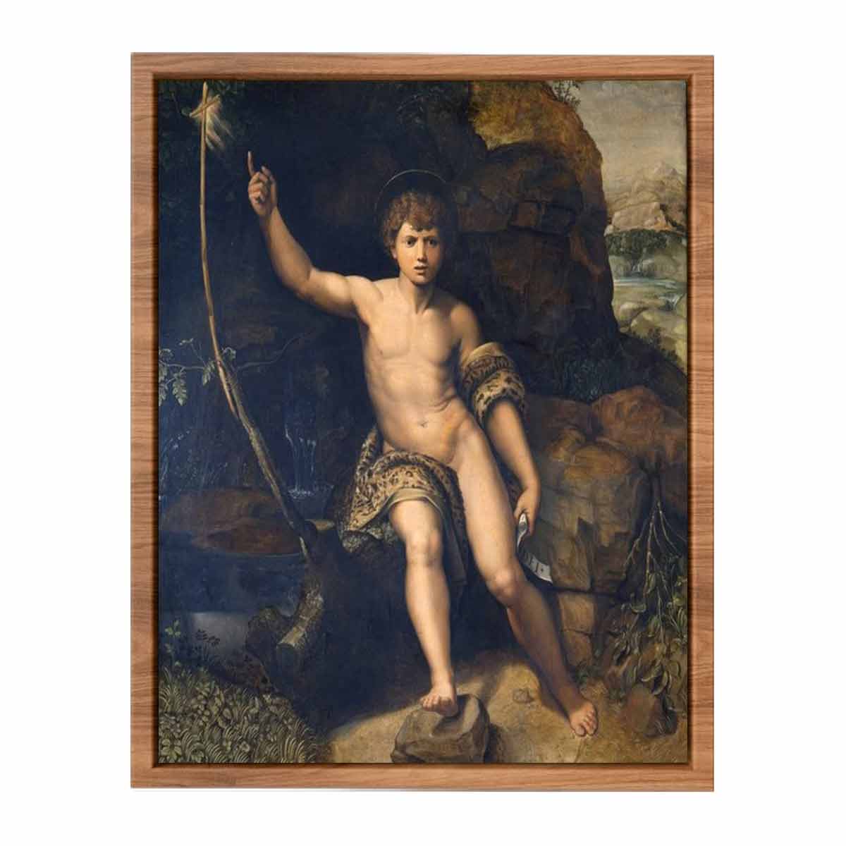 Saint John the Baptist By Raphael