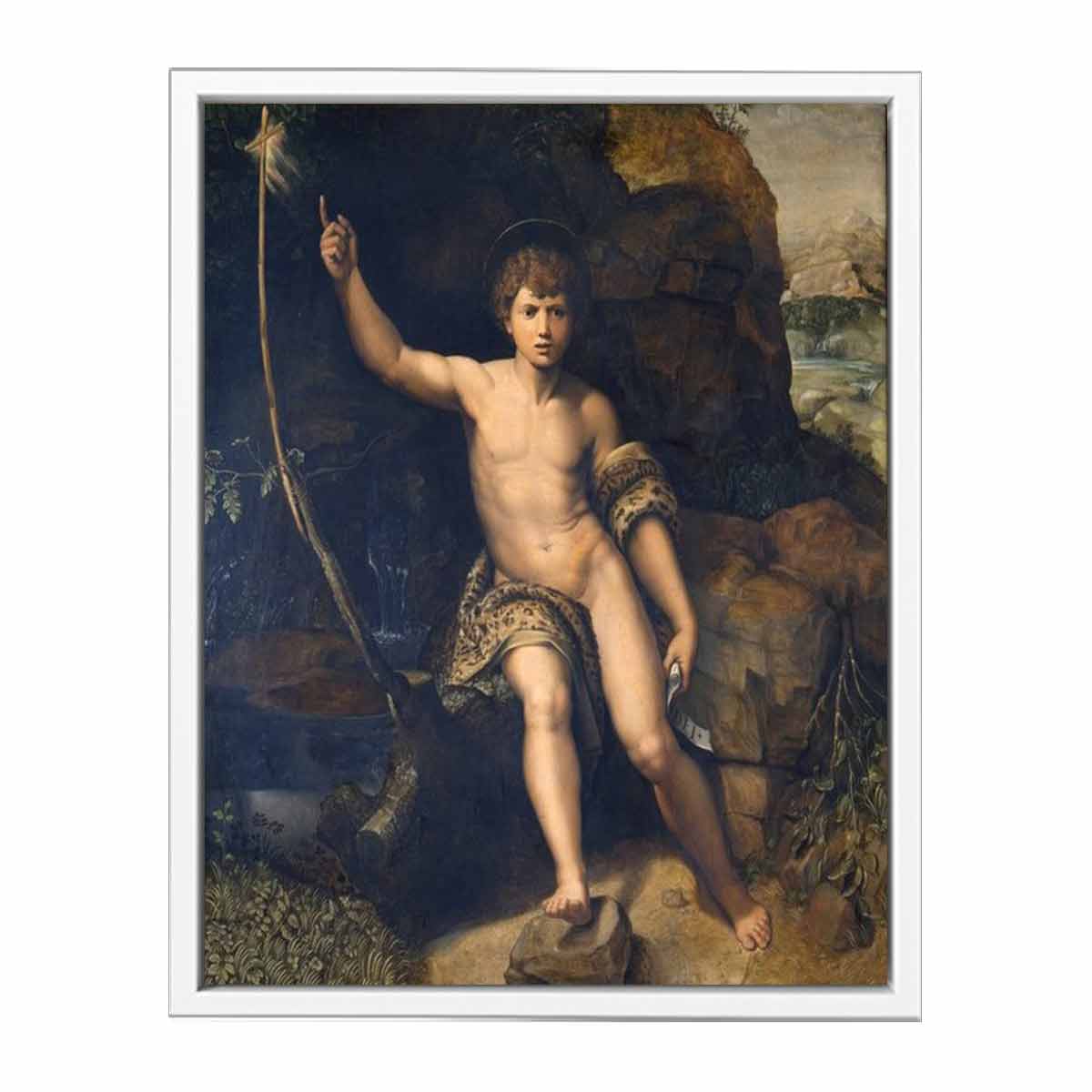 Saint John the Baptist By Raphael