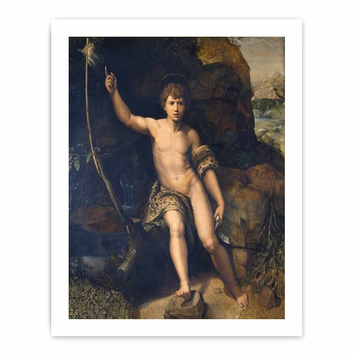 Saint John the Baptist By Raphael