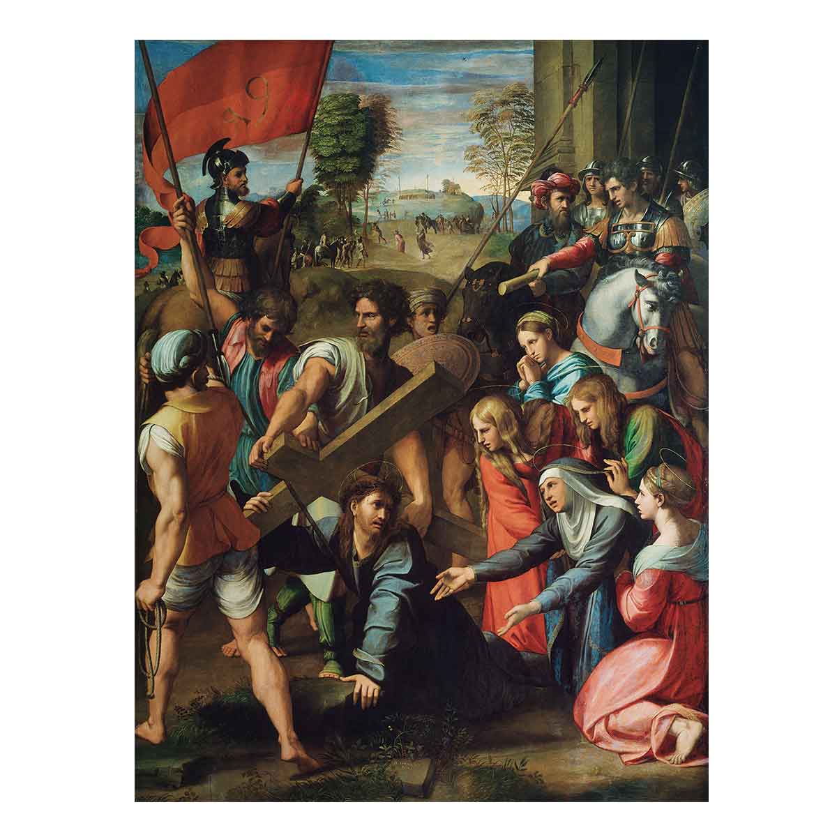 Christ Falling on the Way to Calvary (Raphael)