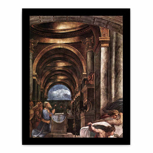 The Expulsion of Heliodorus from the Temple (detail) By Raphael