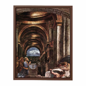 The Expulsion of Heliodorus from the Temple (detail) By Raphael