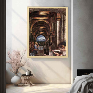 The Expulsion of Heliodorus from the Temple (detail) By Raphael