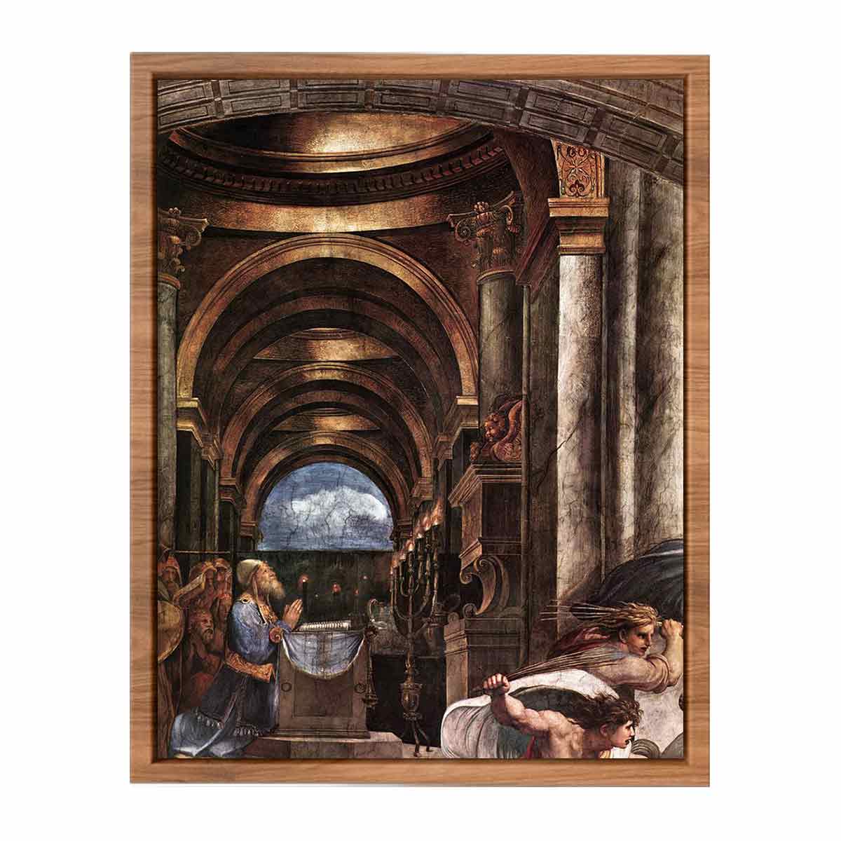 The Expulsion of Heliodorus from the Temple (detail) By Raphael