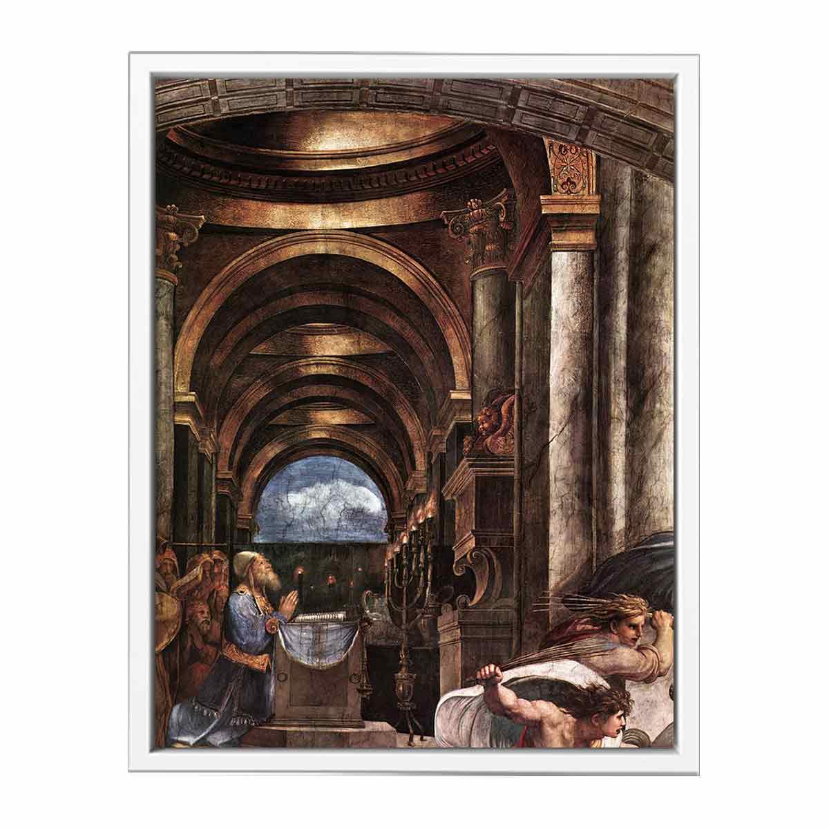 The Expulsion of Heliodorus from the Temple (detail) By Raphael