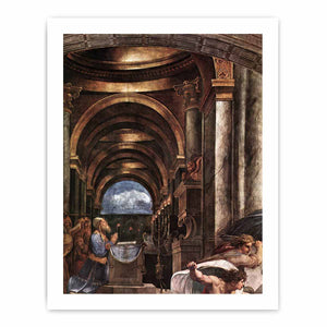 The Expulsion of Heliodorus from the Temple (detail) By Raphael