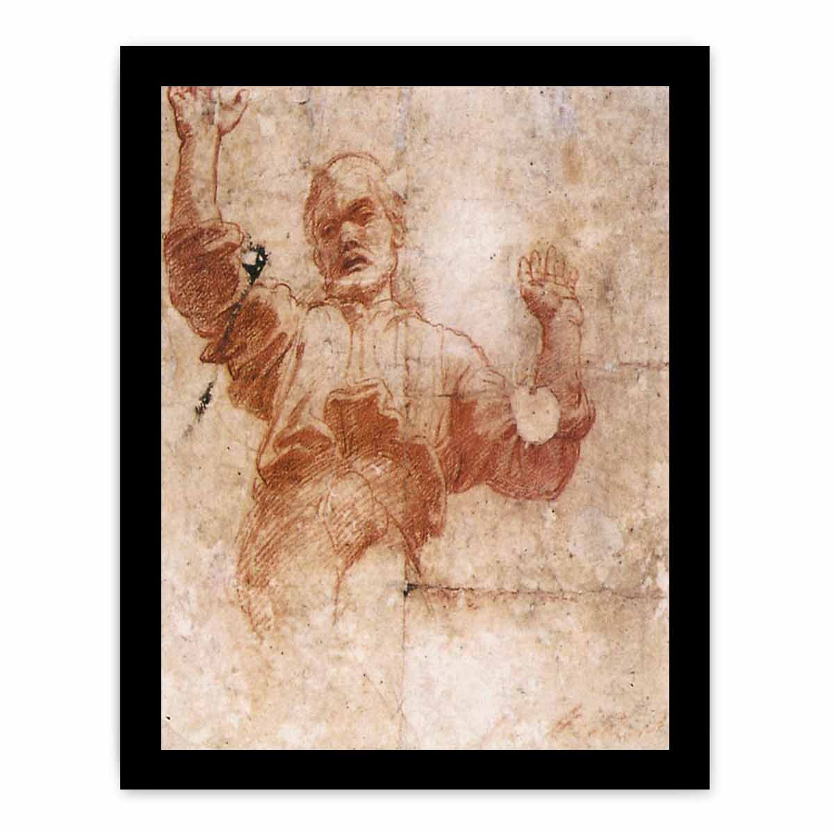 Study of God the Father (verso) By Raphael