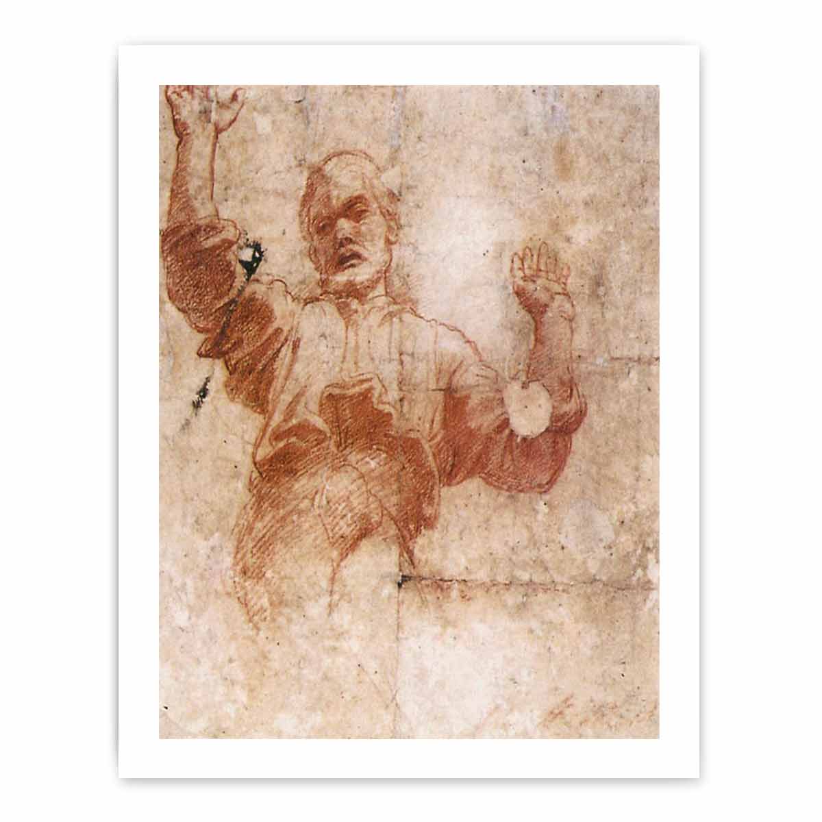 Study of God the Father (verso) By Raphael