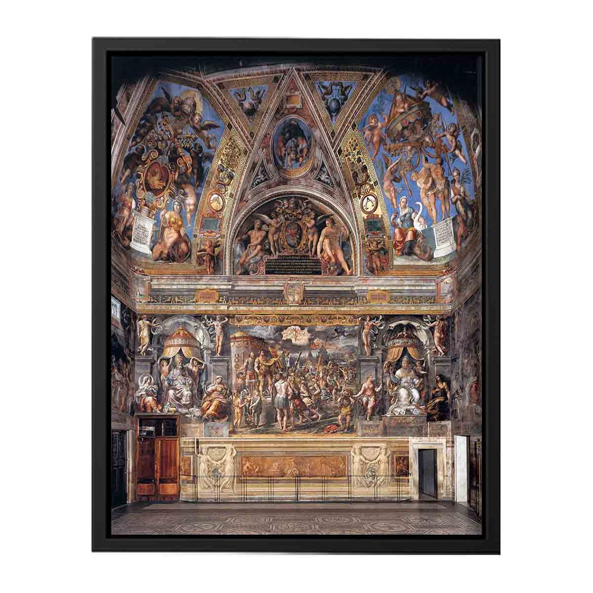 View of the Sala di Constantino By Raphael
