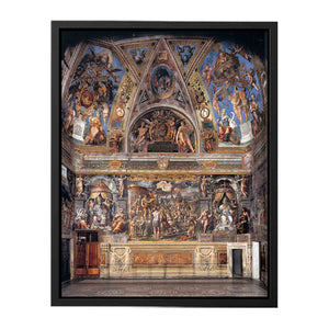 View of the Sala di Constantino By Raphael