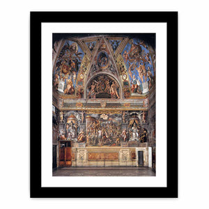 View of the Sala di Constantino By Raphael