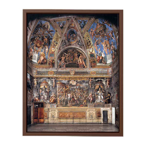 View of the Sala di Constantino By Raphael