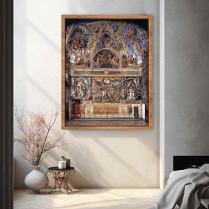 View of the Sala di Constantino By Raphael