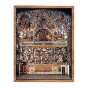 View of the Sala di Constantino By Raphael