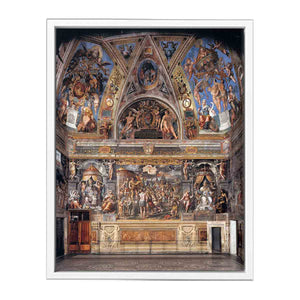 View of the Sala di Constantino By Raphael