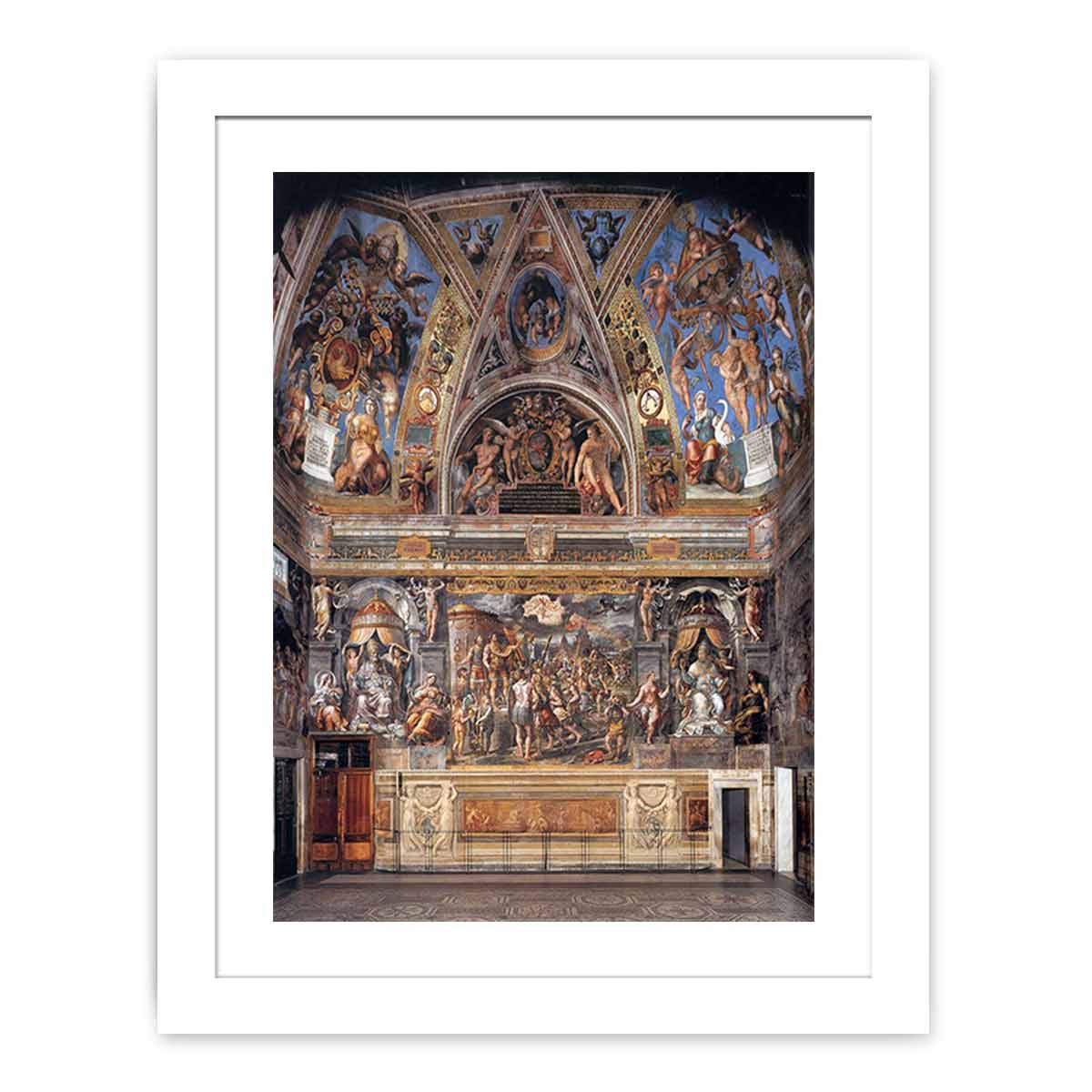View of the Sala di Constantino By Raphael