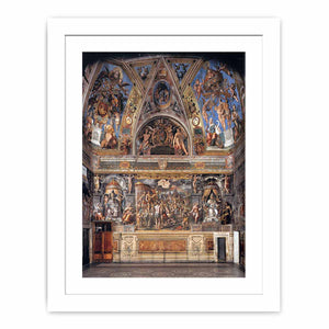 View of the Sala di Constantino By Raphael