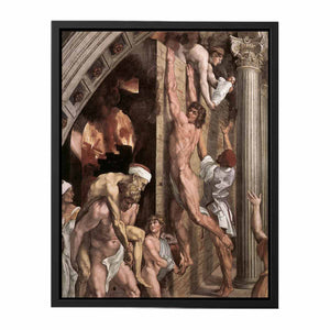 The Fire in the Borgo (detail) By Raphael