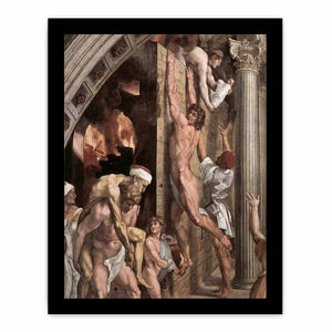 The Fire in the Borgo (detail) By Raphael