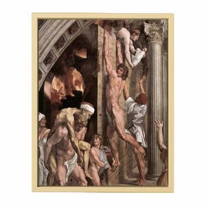 The Fire in the Borgo (detail) By Raphael