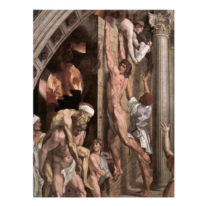 The Fire in the Borgo [detail: 1]