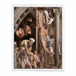 The Fire in the Borgo (detail) By Raphael