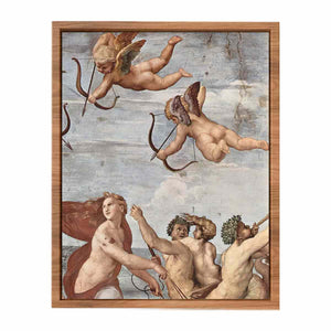Fresken in der Villa Farnesia, Wandfresko, Szene: Triumph der Galatea, Detail By Raphael