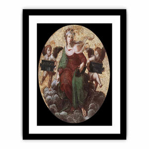 Theology (ceiling tondo) By Raphael
