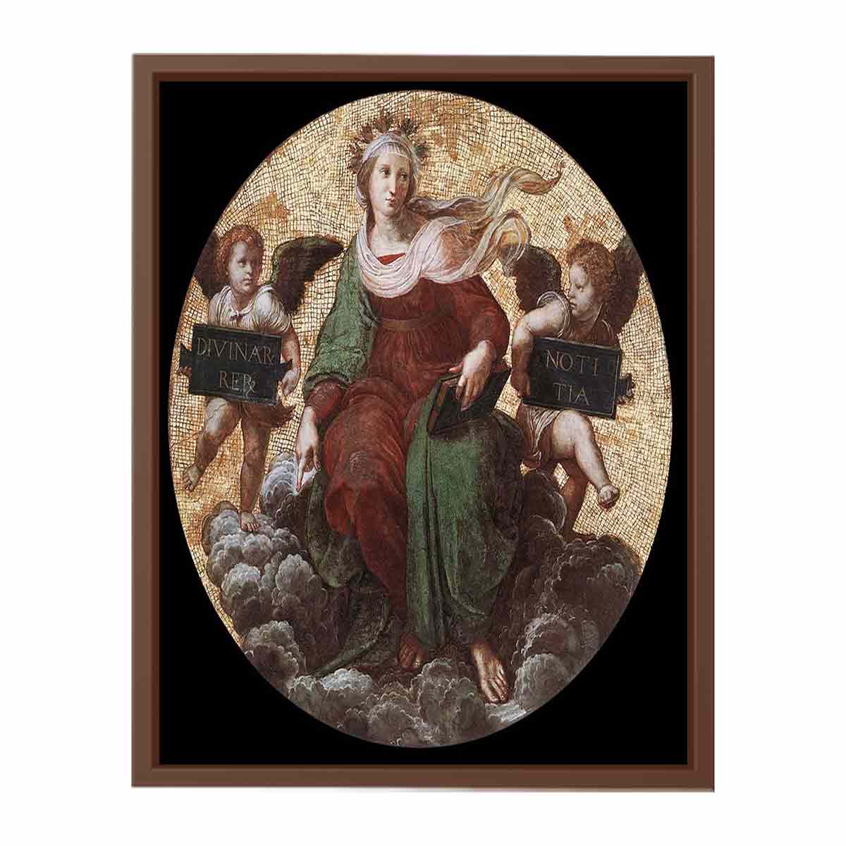 Theology (ceiling tondo) By Raphael