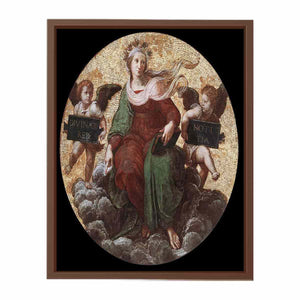 Theology (ceiling tondo) By Raphael